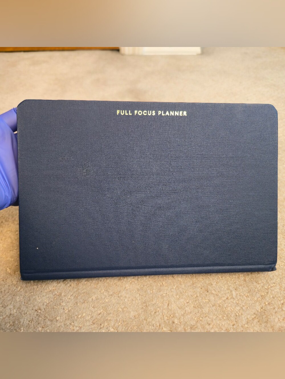 Full Focus Navy Linen Planner by Michael Hyatt - The #1 6 x 9 inches,